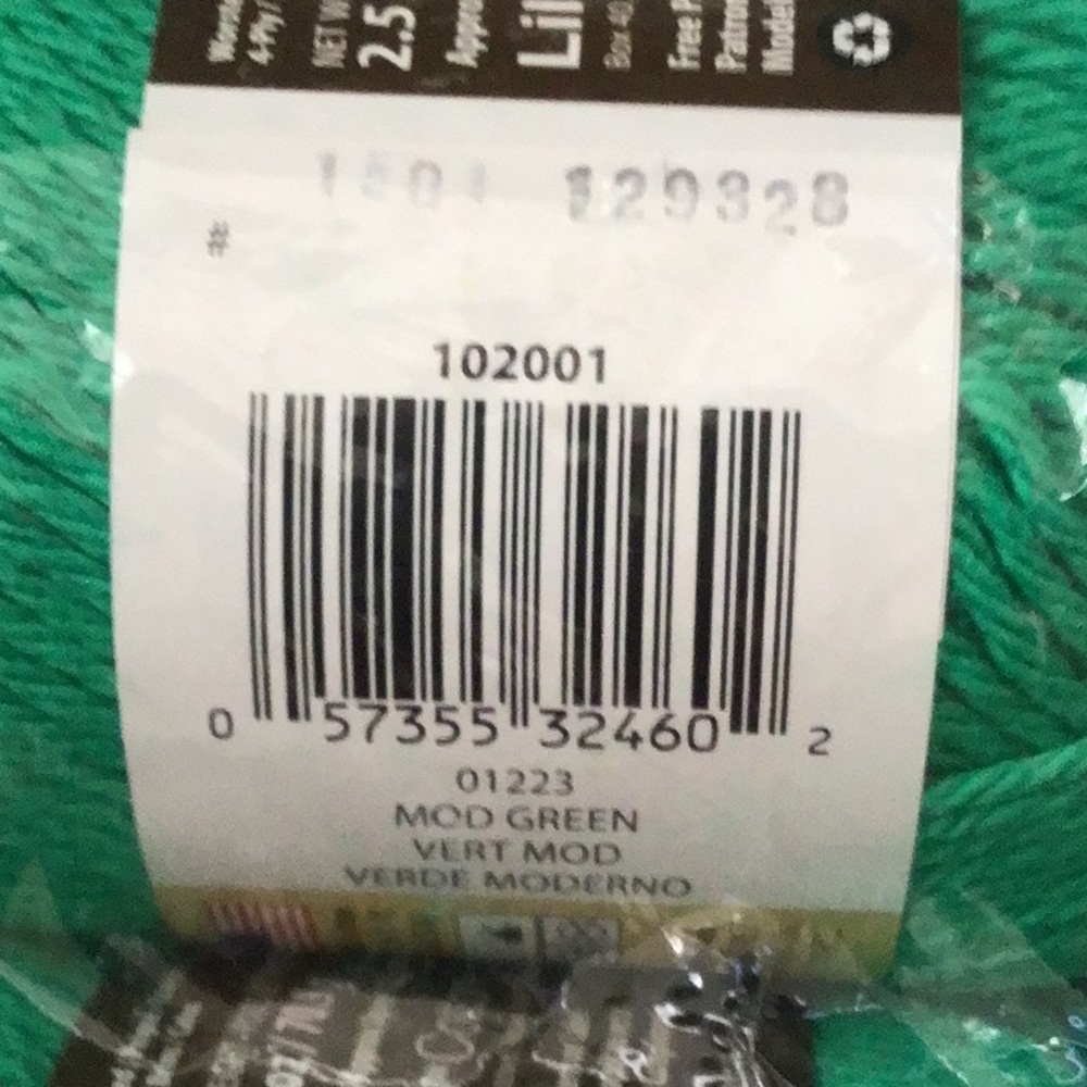 Lily Sugar n Cream 100% Cotton Yarn (Lot of 6 Skeins) - Picture 7 of 10